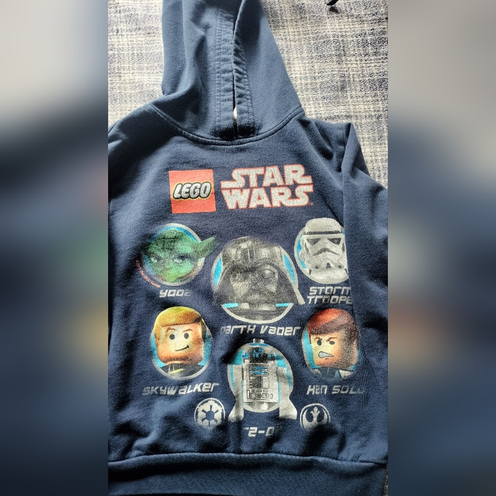 Boys Lego star wars hoodie 4/5
